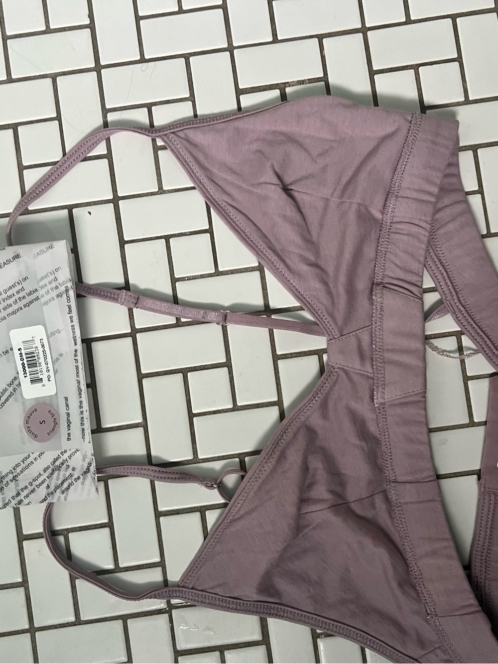 Oddobody Dusty Mauve Triangle Bralette